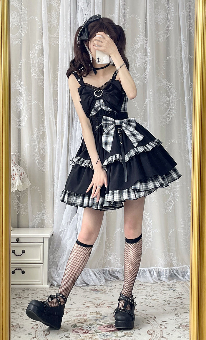 Little Spicy Plaid JSK Dress