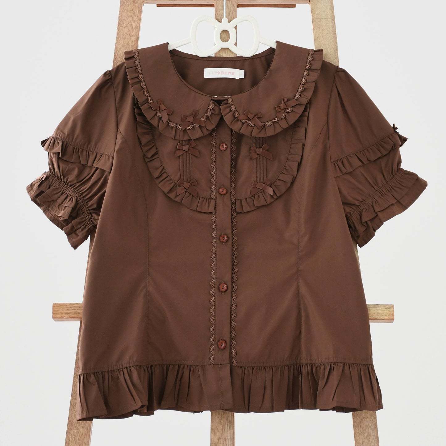 Kawaii Lolita Shirt Soft Girl Short-sleeved