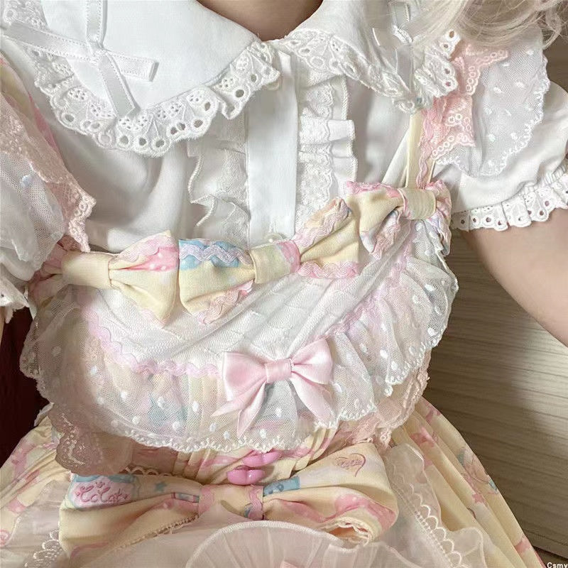 Sweet Lolita Doll Collar Short Sleeve Blouse