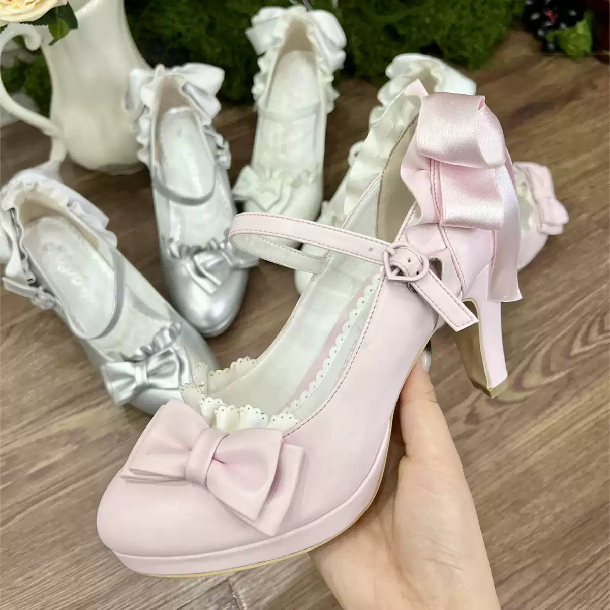 Doll Flower Marriage High-heeled Lolita Shoes