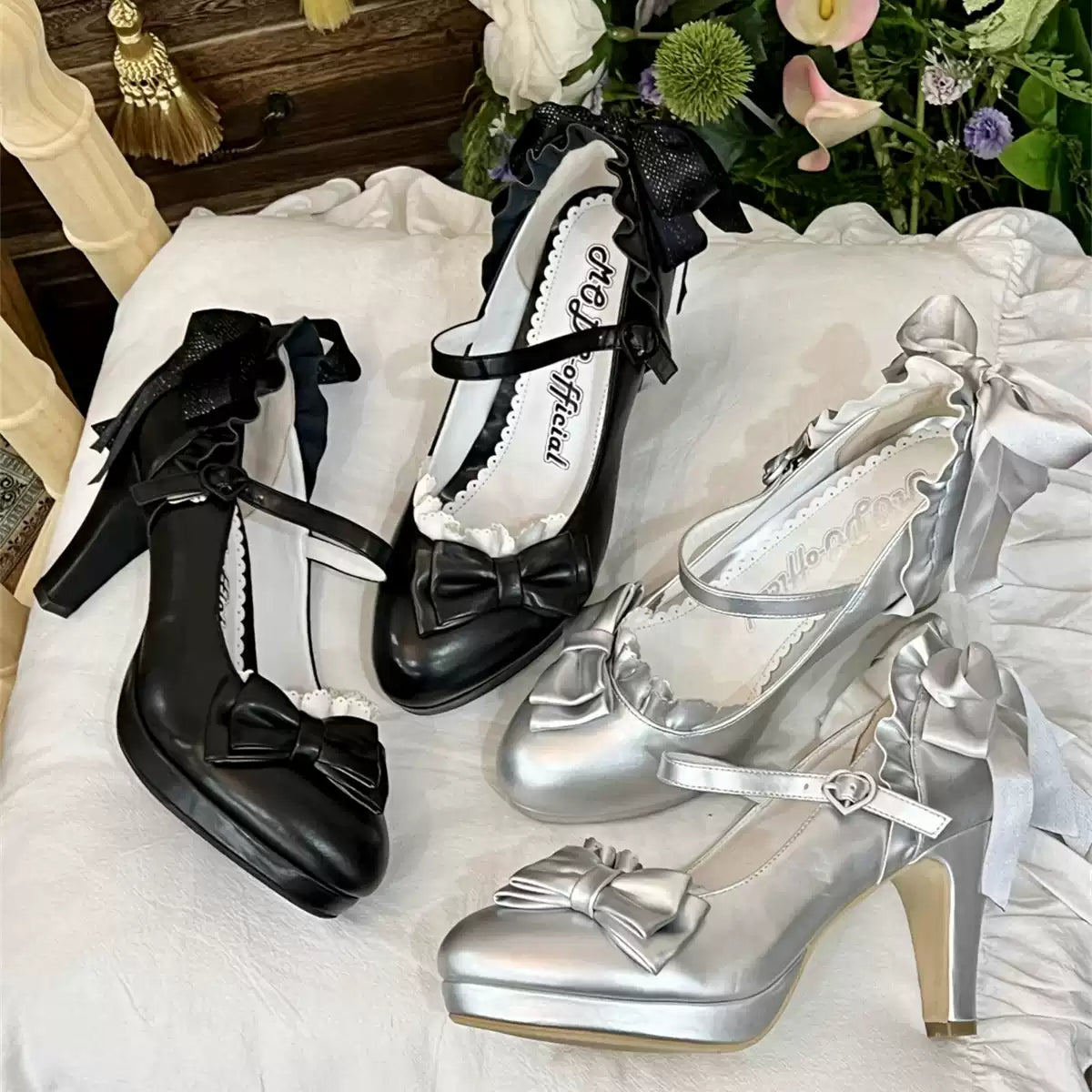 Doll Flower Marriage High-heeled Lolita Shoes