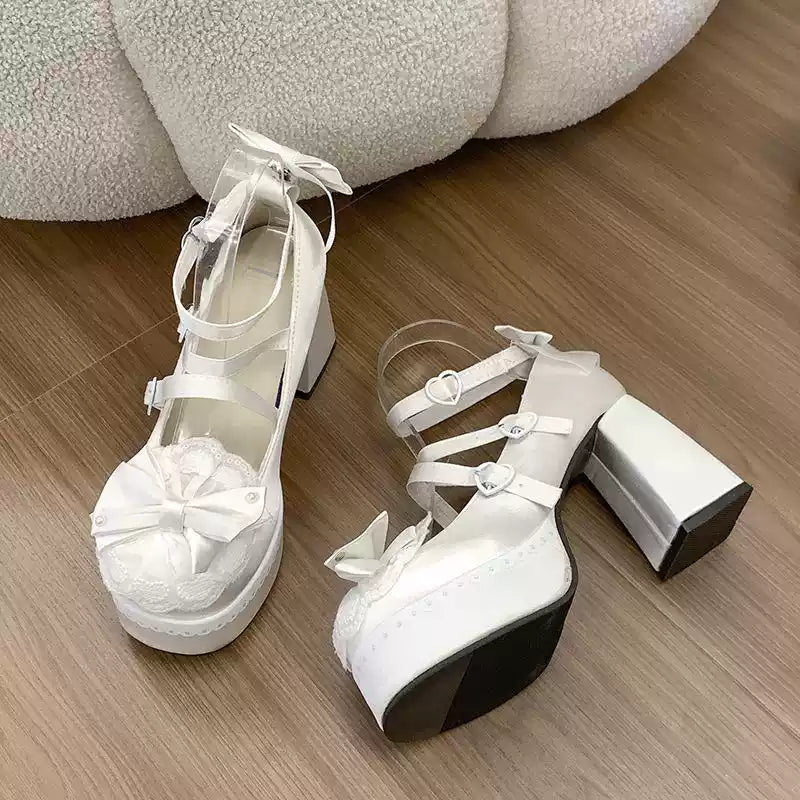 Mint Diffused Waterproof Lolita Shoes