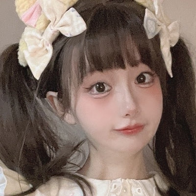 Kawaii Lolita JSK one pair of apricot clips