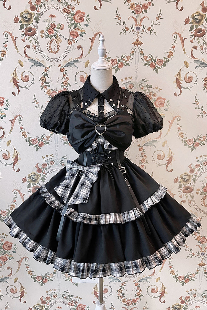 Little Spicy Plaid JSK Dress