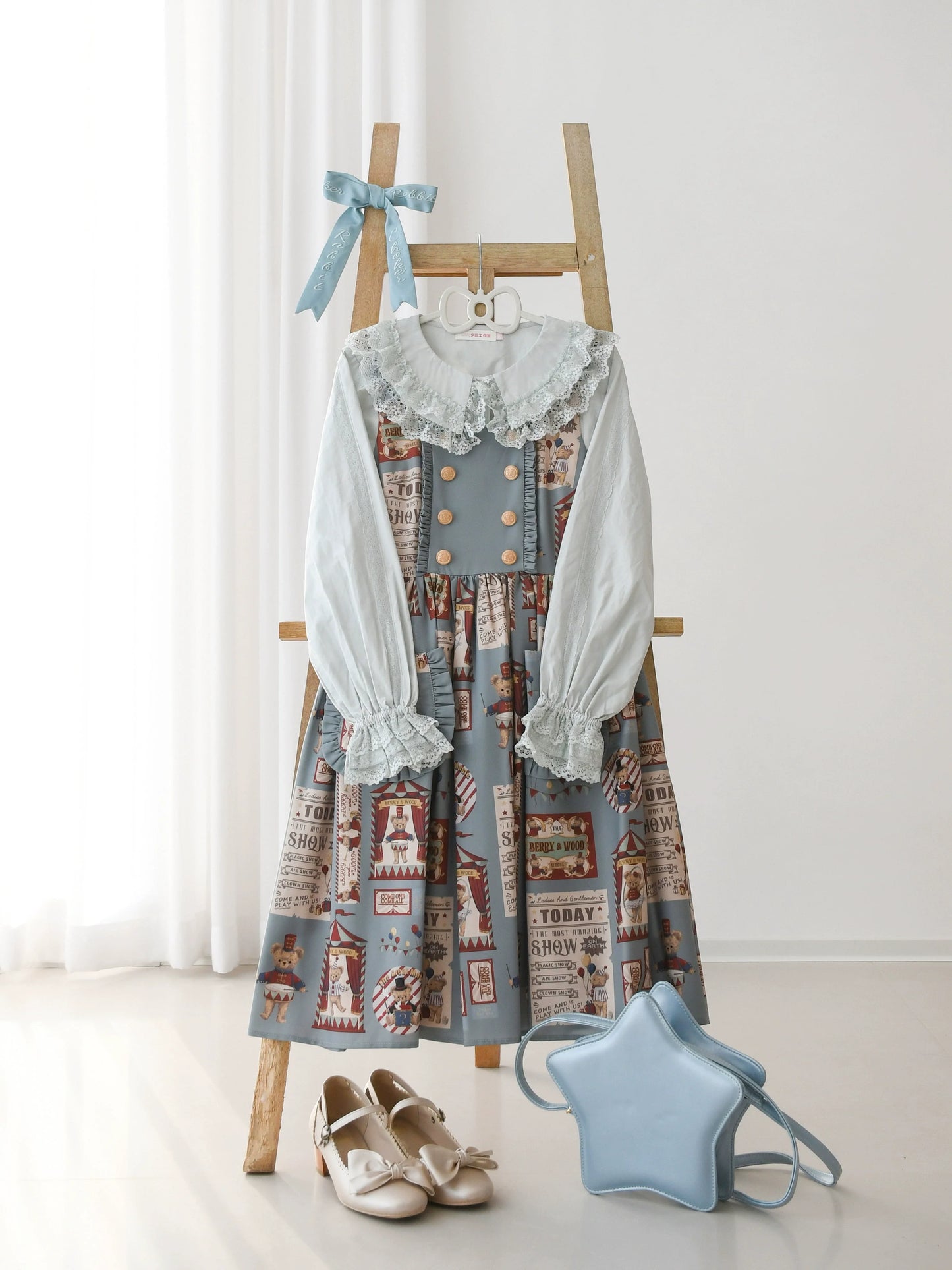 Daily Lolita Shirt Cotton BlouseLong Sleeves