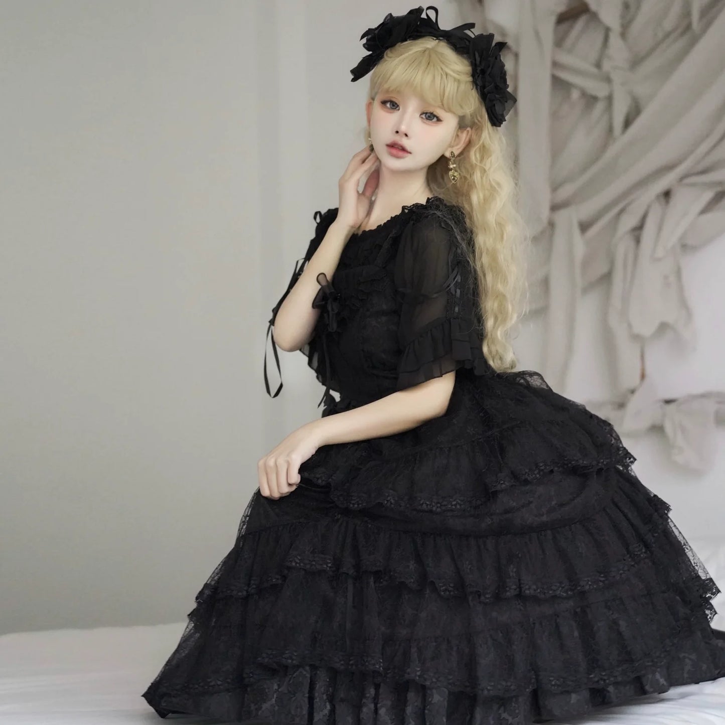 Classic Princess Lolita JSK Elegant Chiffon Top