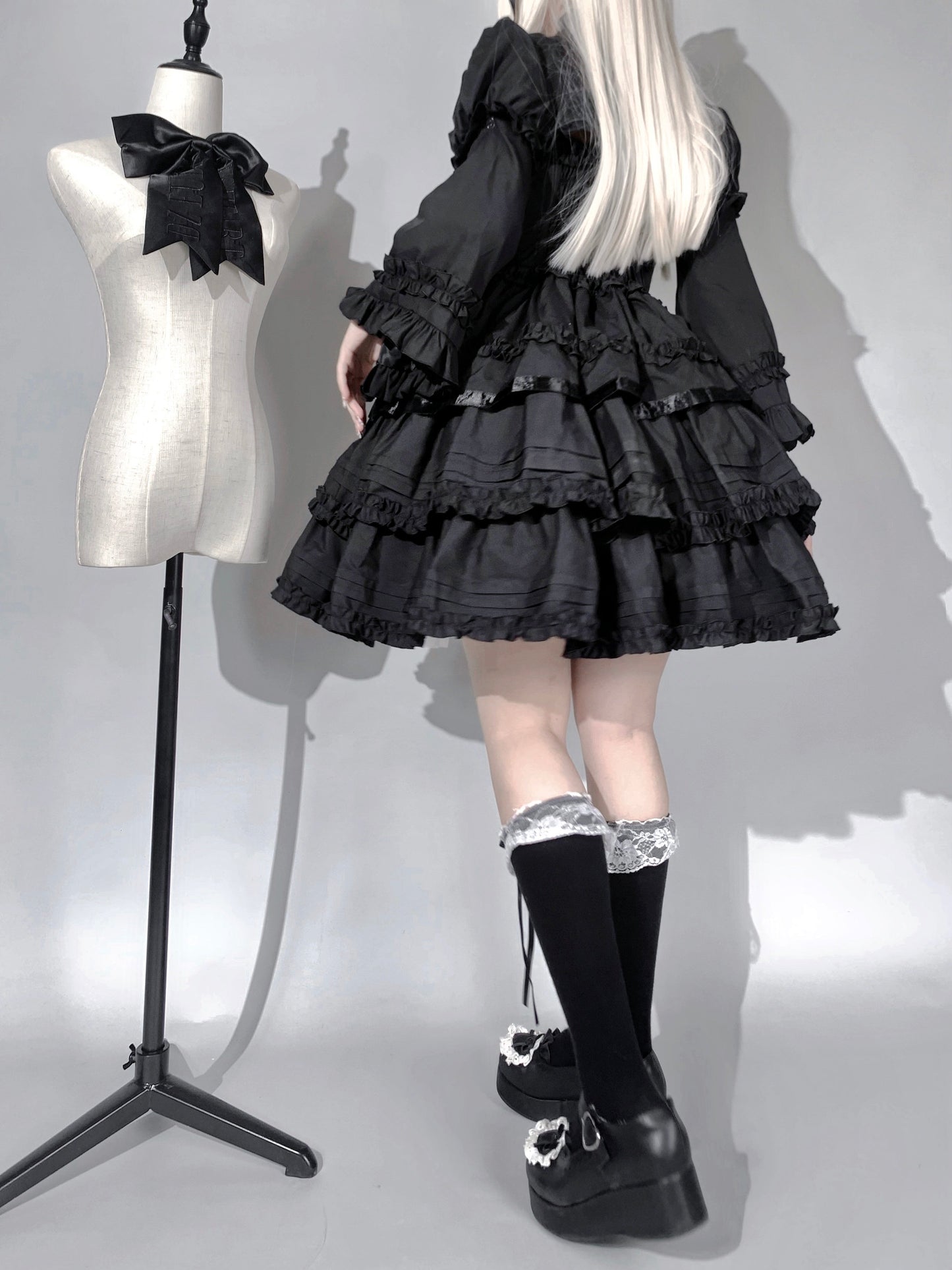 Gothic Lolita JSK Dress Christmas Short Sleeve Bolero