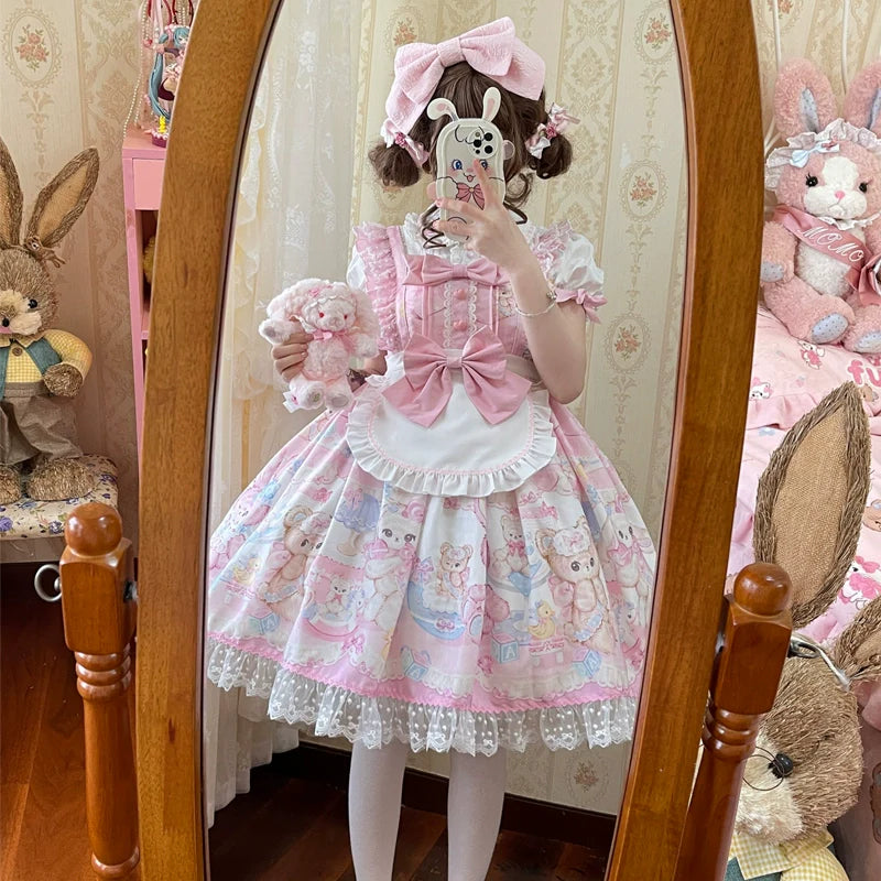 Sweet Lolita Jumper Dress Cute JSK