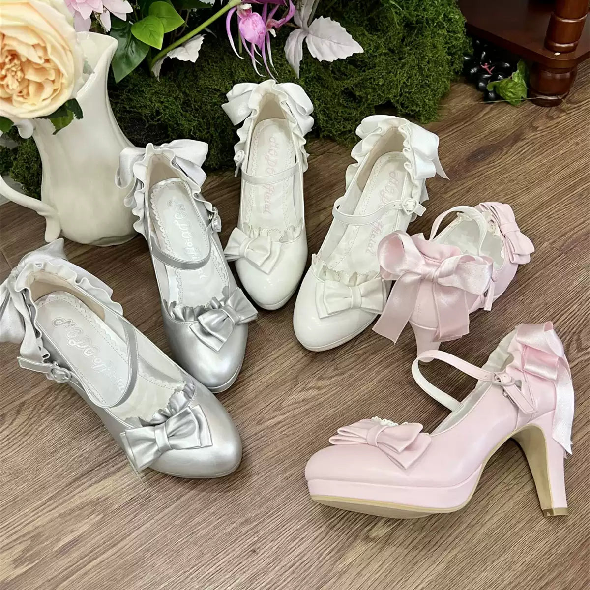 Doll Flower Marriage High-heeled Lolita Shoes