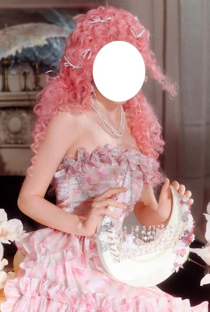 French Romantic Rose Tail Dress