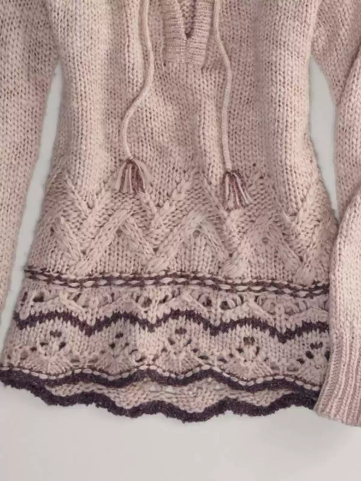 Retro Pink Hoodie Sweater