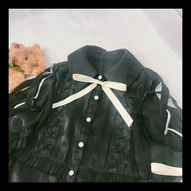 Lolita Blouse Yuelong Poem Long Sleeve Inner Shirt