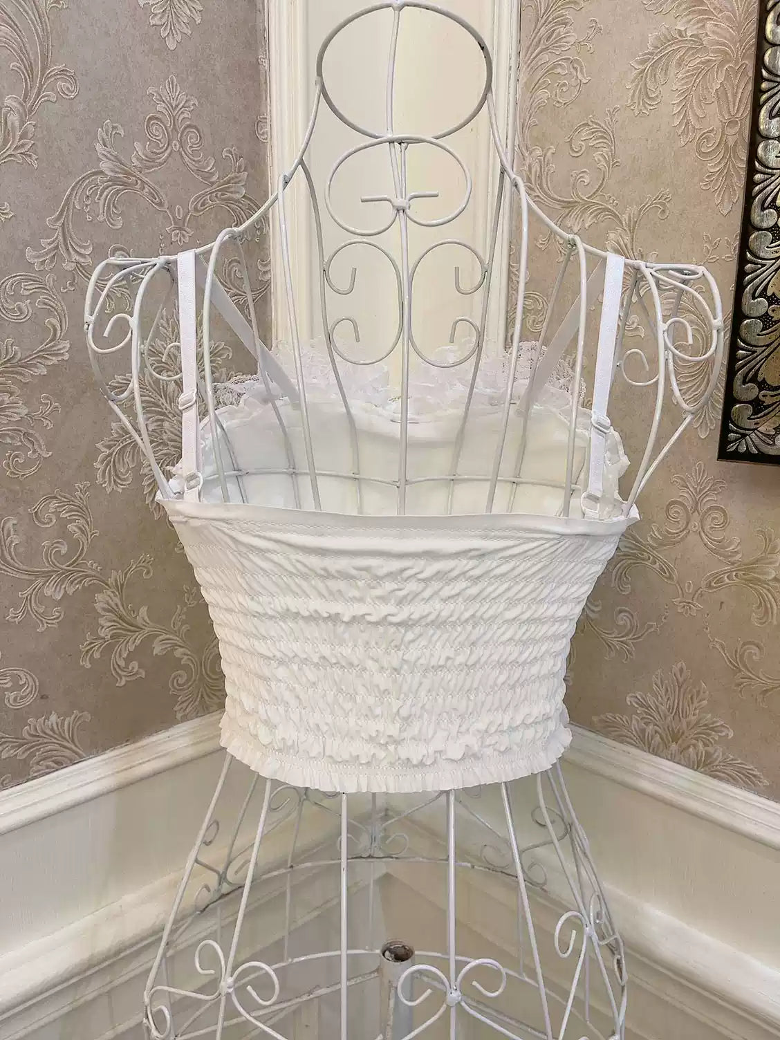 Coquette Bow Love Heart Lace Top
