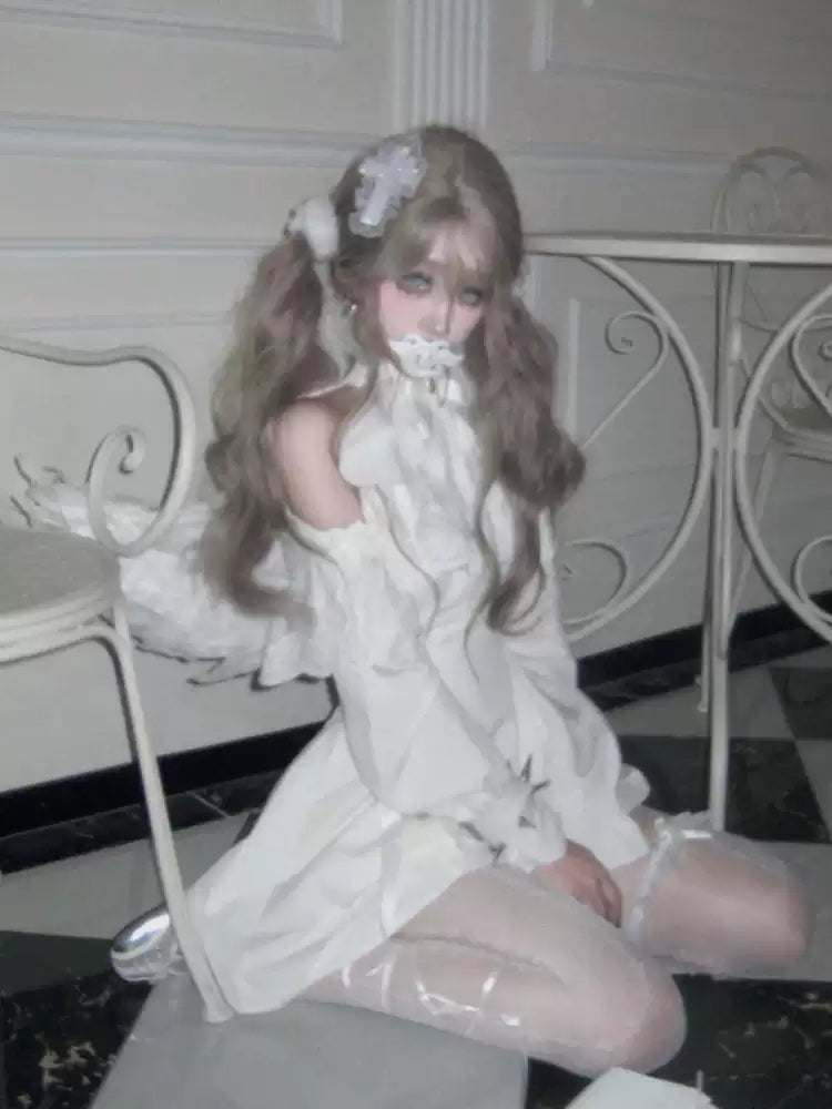 Angelic Ruffled Off-shoulder Dress