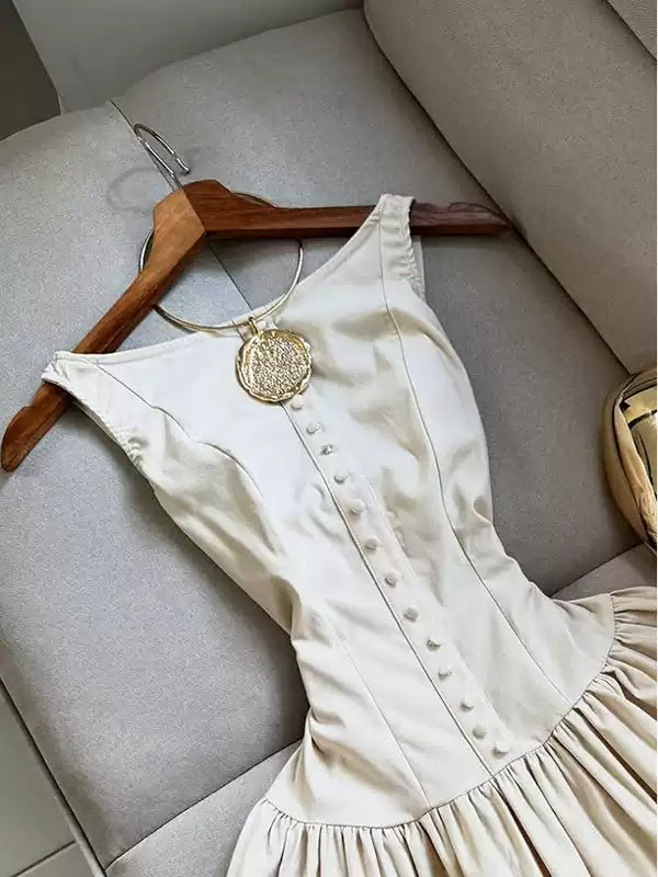 vintage camisole sleeveless dress