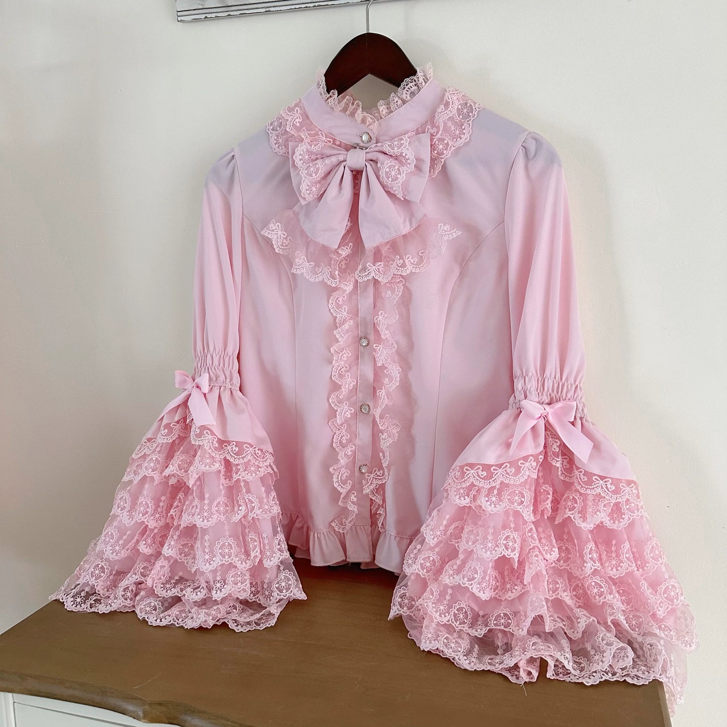 Wedding Sweet Lolita JSK Gorgeous Bridal Blouse Pink Innerwear Only
