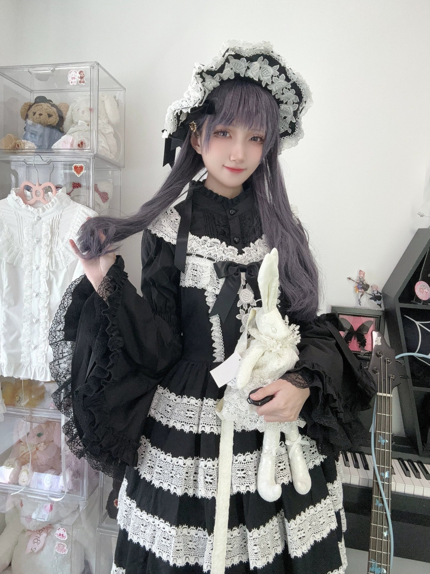 Sweet Lolita Blouse Princess Sleeve Shirt Inner Wear