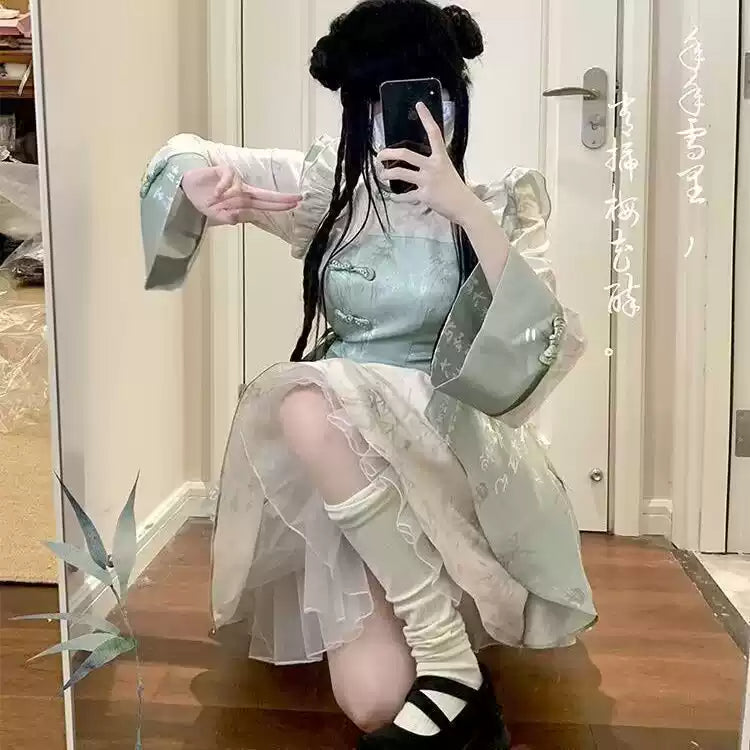 Cheongsam Bamboo Lolita Dress