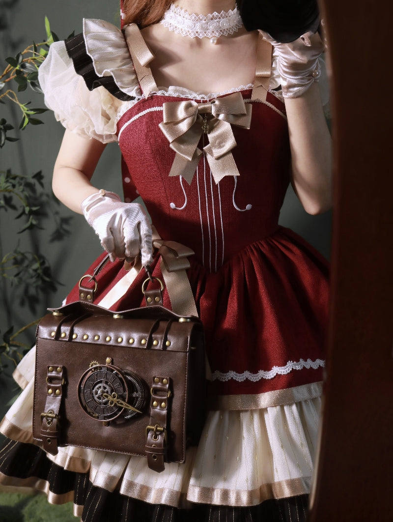 Cello Vintage Elegant 3 Tiered Lolita Jumper Dress