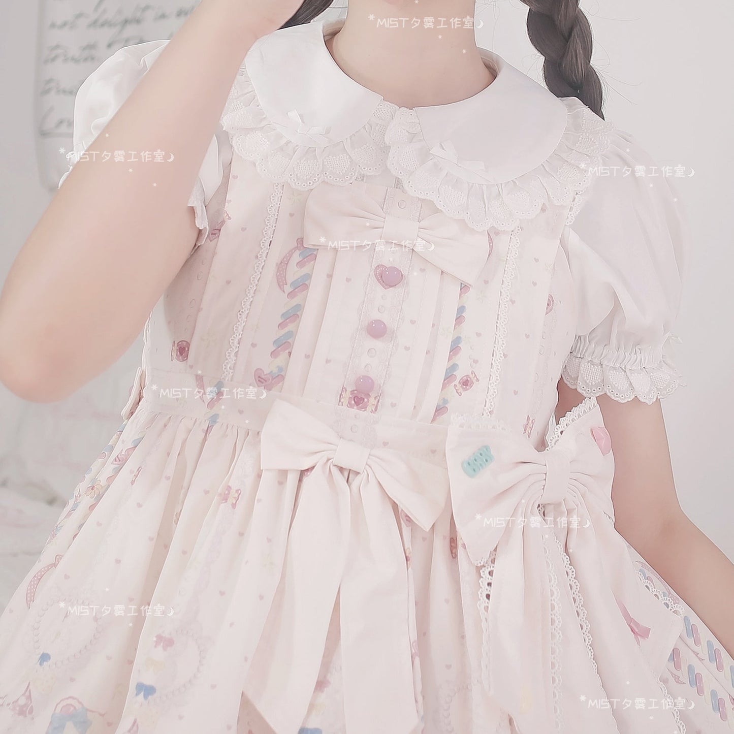 Sweet Short Sleeve Chiffon Lolita Blouse