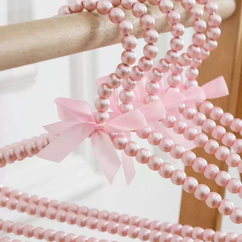 girly heart pearls hanger