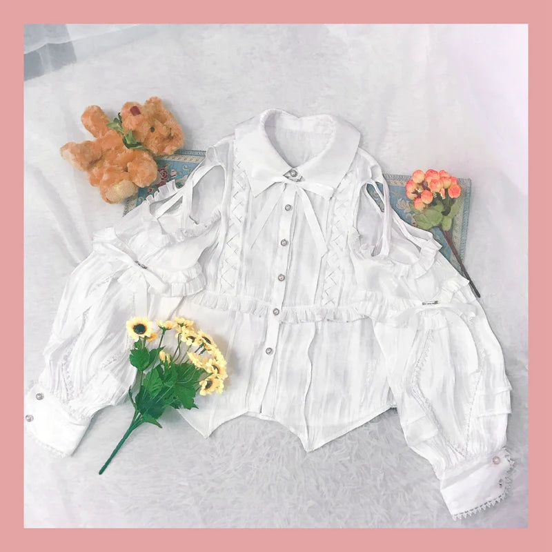 Lolita Blouse Yuelong Poem Long Sleeve Inner Shirt