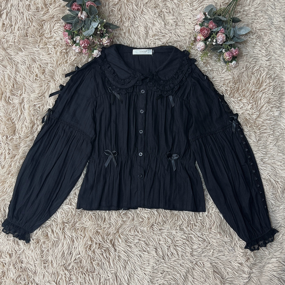 Sweet Lolita Shirt Doll Collar Blouse High-waisted