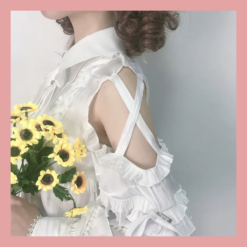 Lolita Blouse Yuelong Poem Long Sleeve Inner Shirt