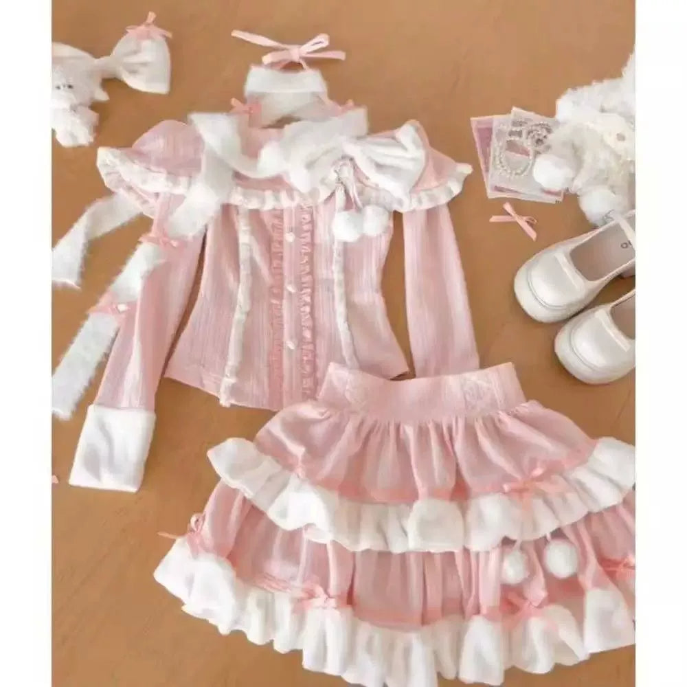 Vintage Kawaii Ruffles Coord