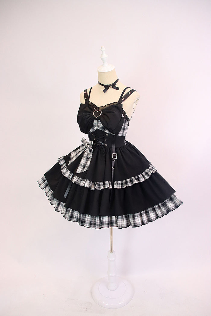 Little Spicy Plaid JSK Dress