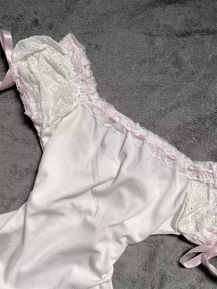 French Coquette Lace Top