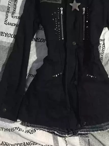 Black retro jacket
