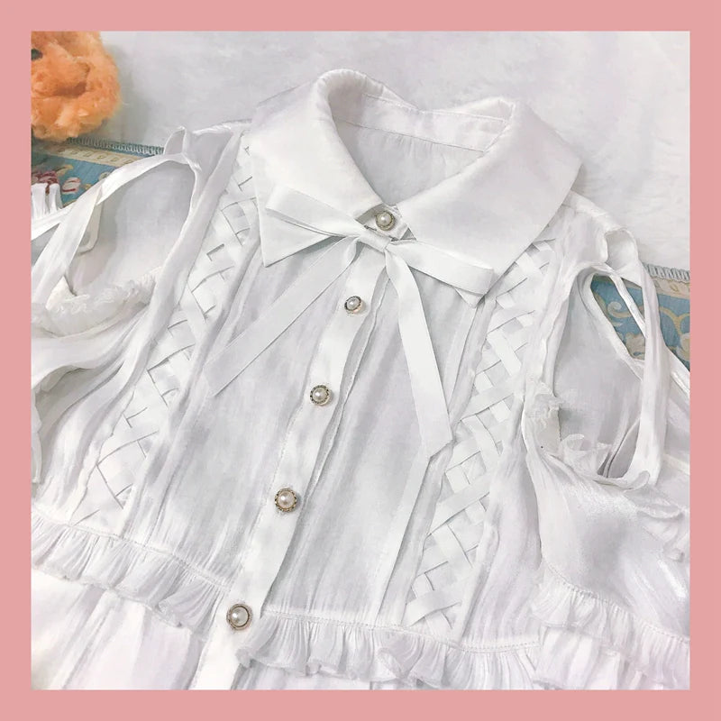 Lolita Blouse Yuelong Poem Long Sleeve Inner Shirt