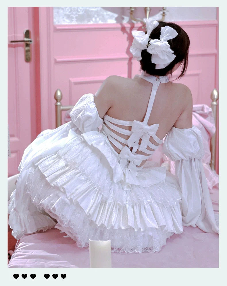 Gothic Lolita JSK Dress Snake Print Slimming Backless Dress