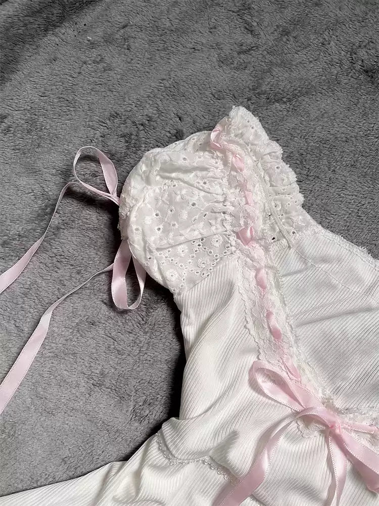 French Coquette Lace Top