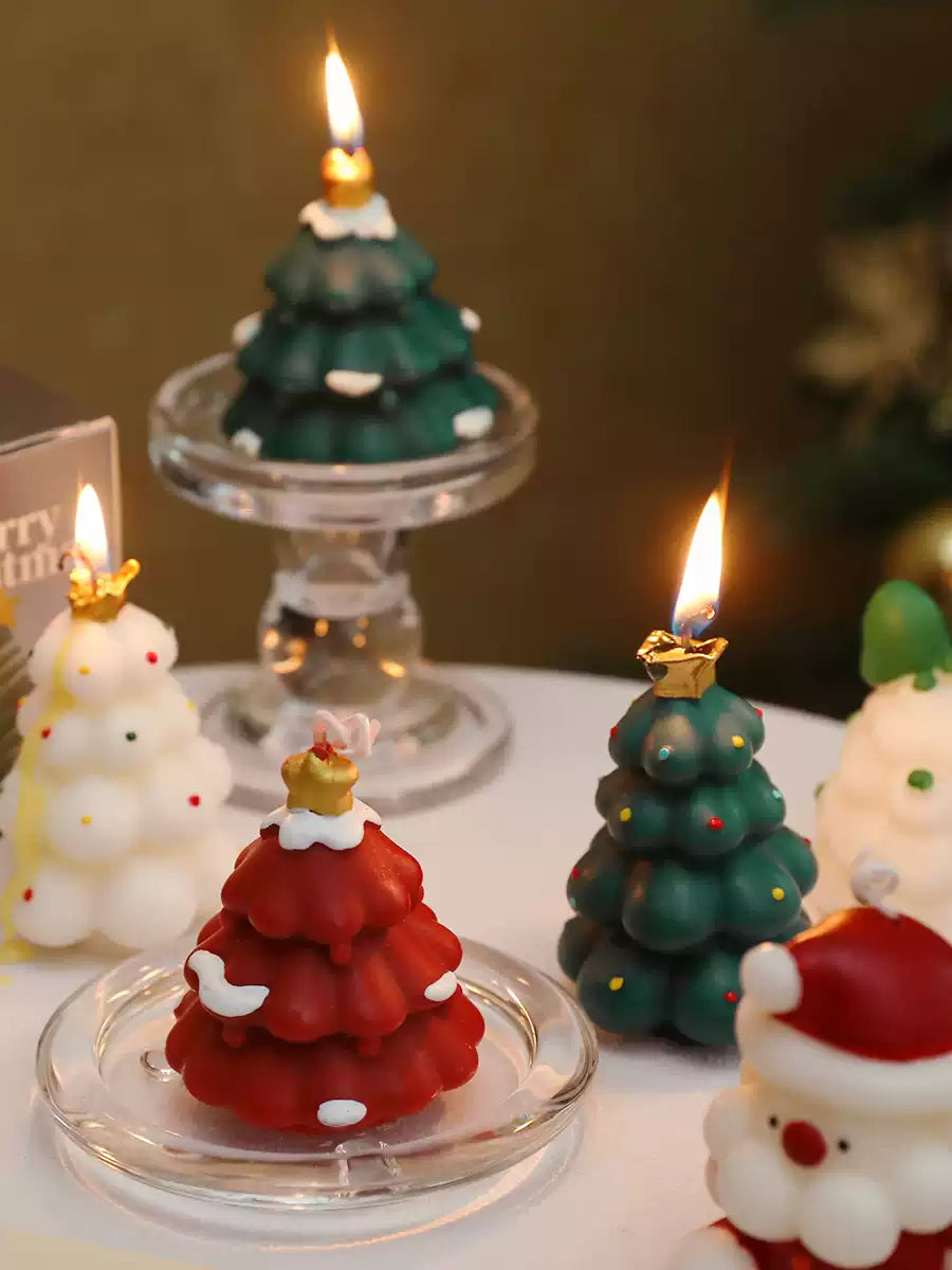 Christmas tree scented candle