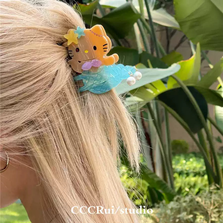 Acetic acid holiday mermaid KT clip
