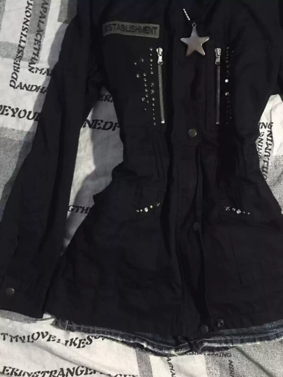 Black retro jacket