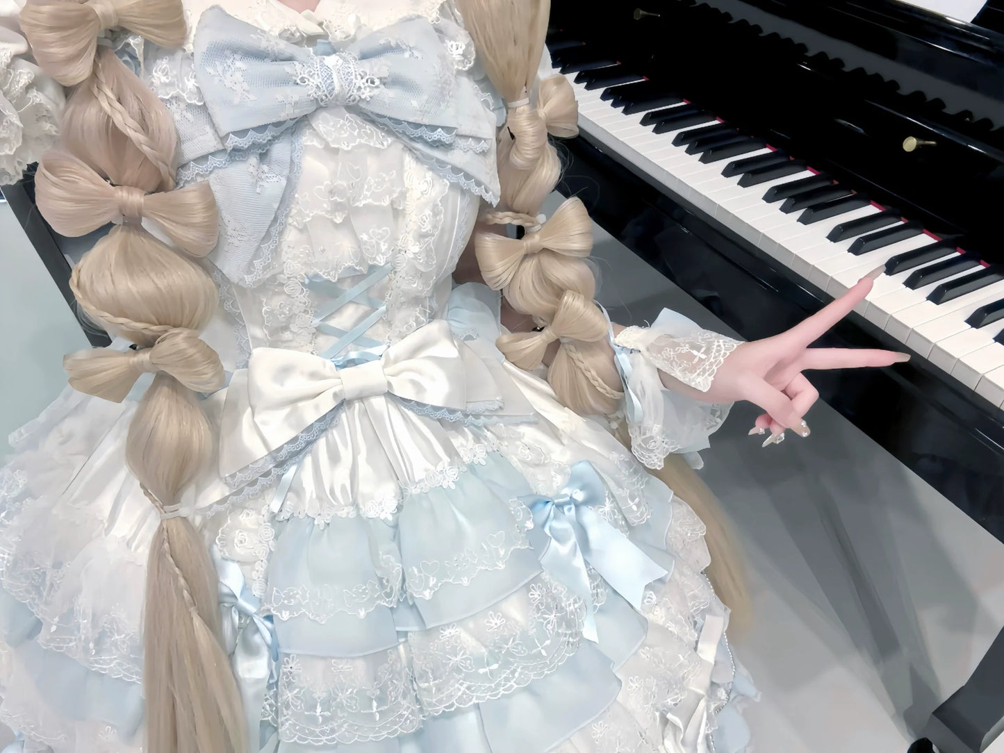 Wedding Lolita Jumper Dress Elegant Bridal JSK