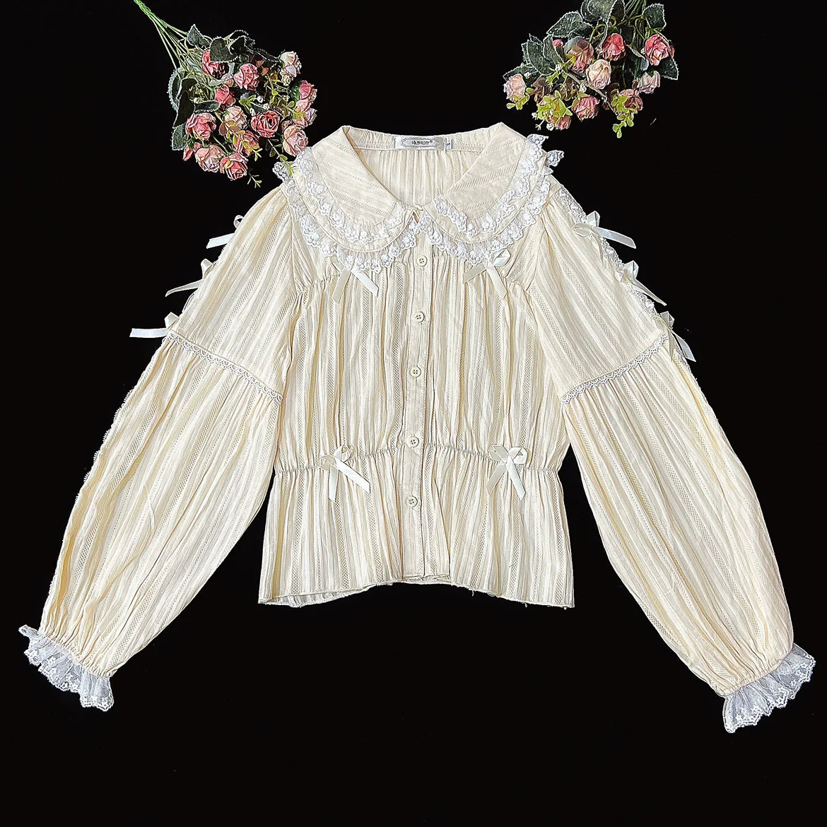 Sweet Lolita Shirt Doll Collar Blouse High-waisted