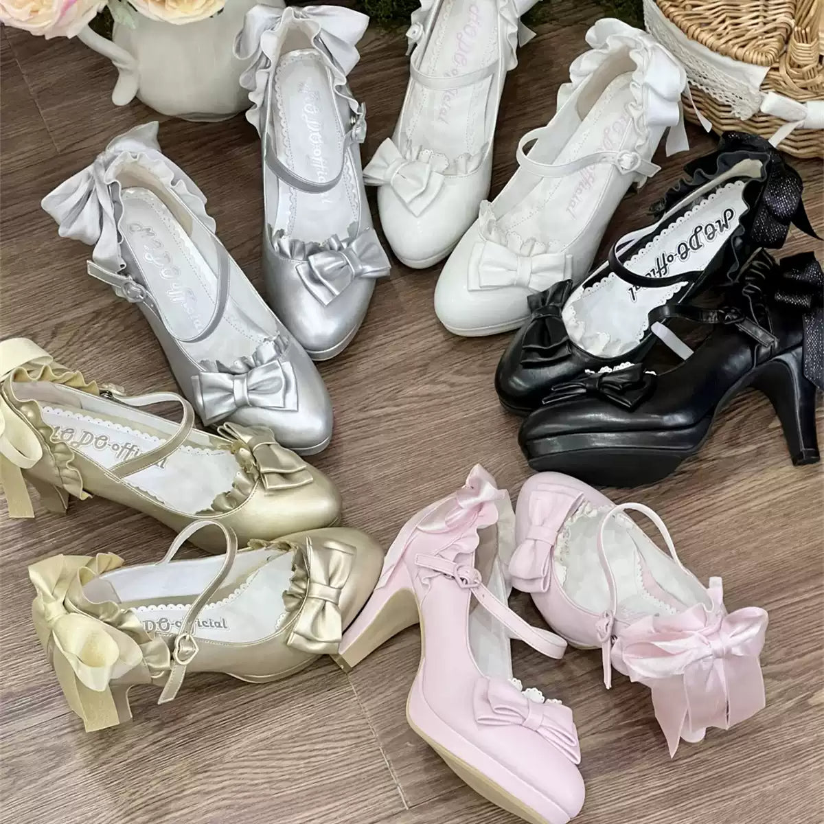 Doll Flower Marriage High-heeled Lolita Shoes