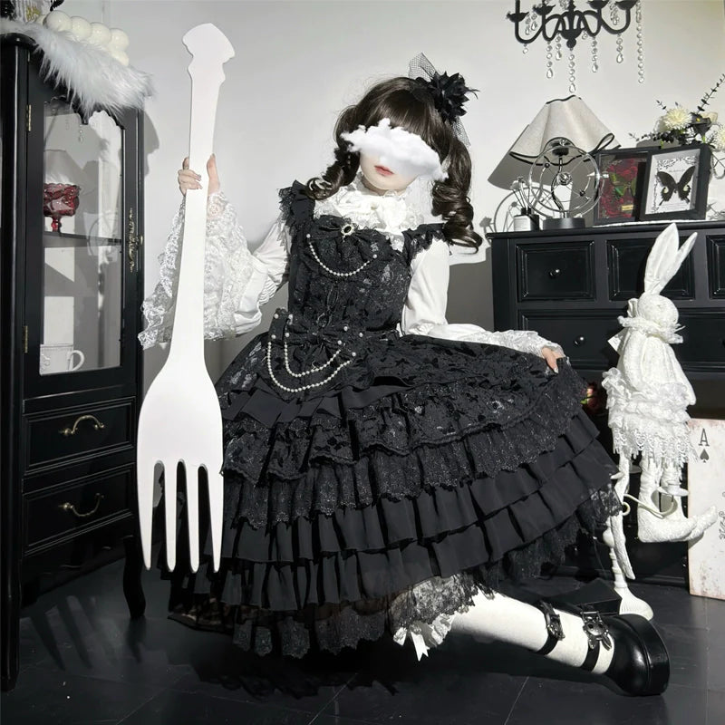 Wedding Sweet Lolita JSK Gorgeous Bridal Blouse