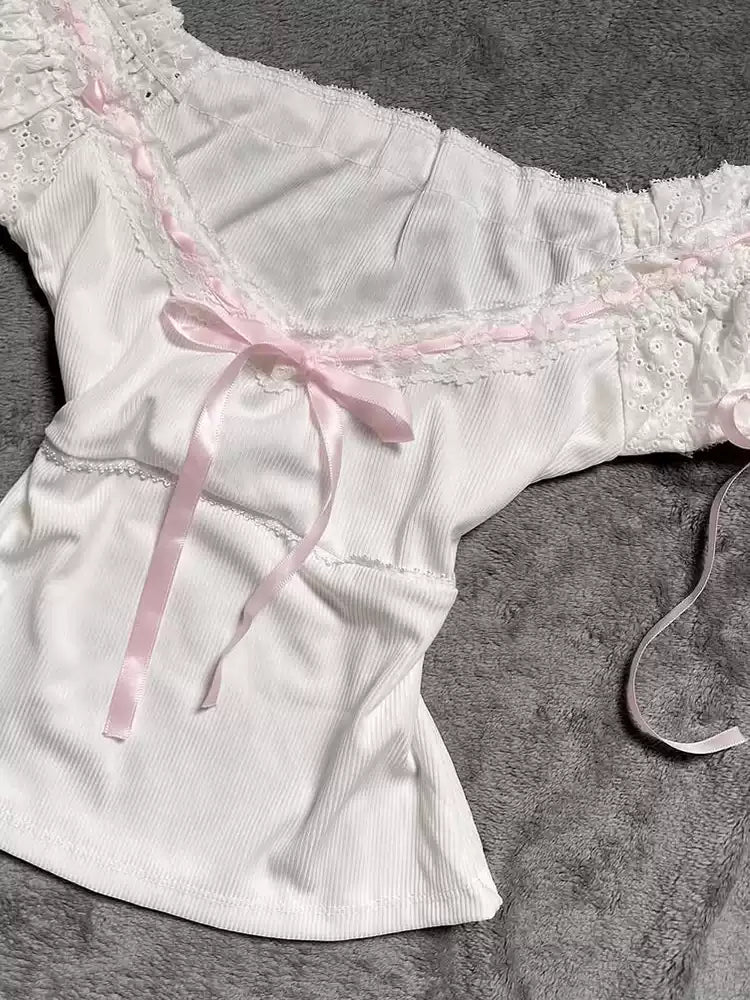 French Coquette Lace Top