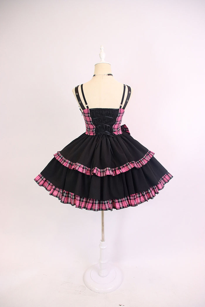 Little Spicy Plaid JSK Dress