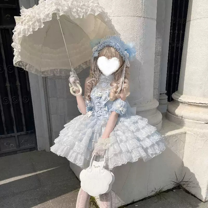Ballet Style Flowers Princess Dress