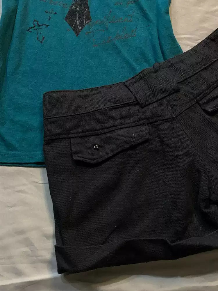 Dark blue cross T-shirt