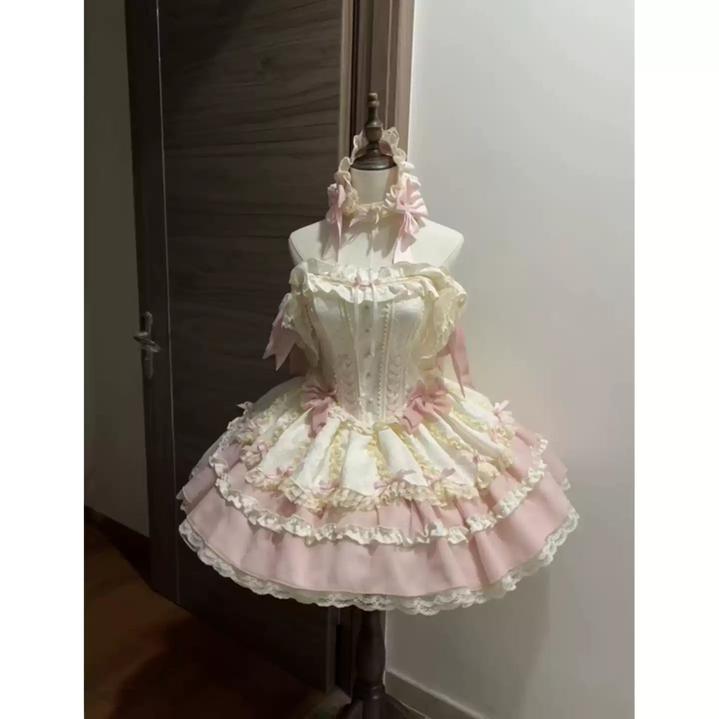 Pink Lolita Ballet Style Birthday Dress