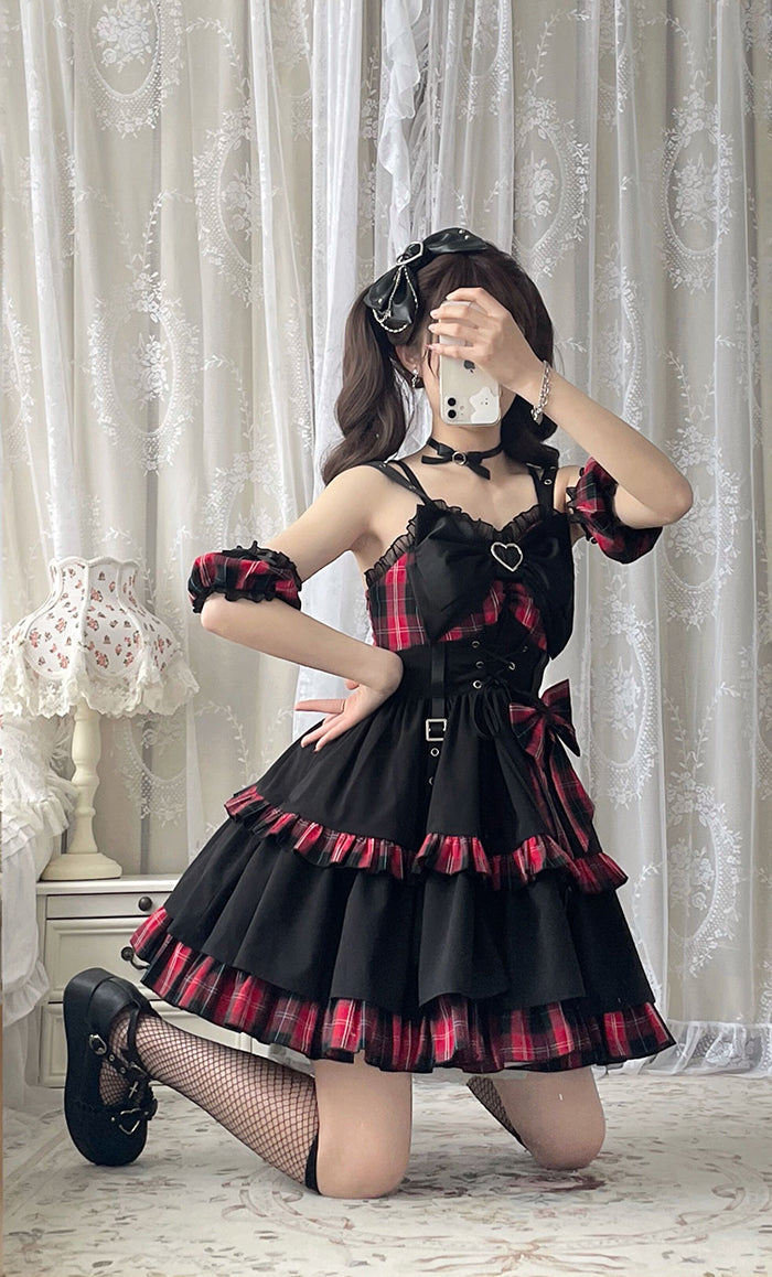 Little Spicy Plaid JSK Dress