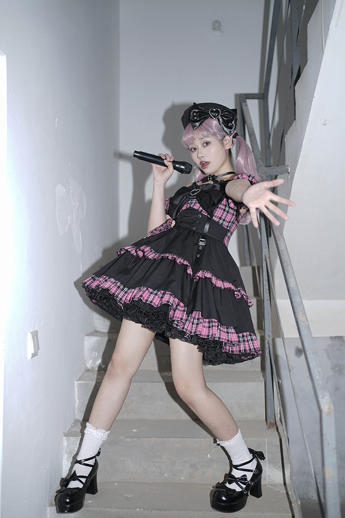 Little Spicy Plaid JSK Dress