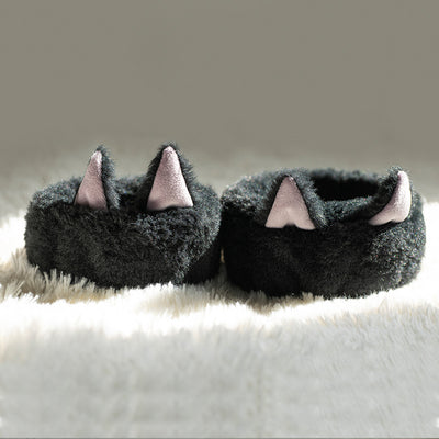 Wool Kawaii Lolita JSK black leg loop